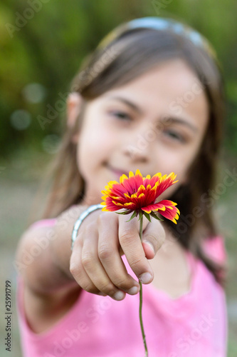 Photo: offrir une jolie fleur offrir une jolie fleur