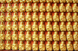10000 Golden Buddha in Chinese temple