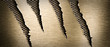 Torn brass metal texture
