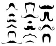 Vektor: set of beards and mustaches for fun set of beards and mustaches for fun