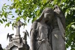 Urne, anges et croix Urne, anges et croix