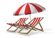Photo en ligne au meilleur prix Parasol and deck chairs