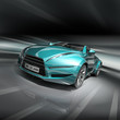 Sports car. Original car design.