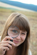 Girl the researcher