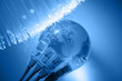 Fiber optics background with lots of light spots Fiber optics background with lots of light spots