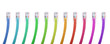 Multi color ethernet network plugs