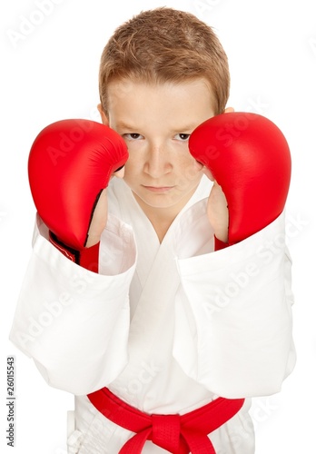 Photo: Karate boy Karate boy