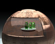 Illustration: astronave aliena astronave aliena