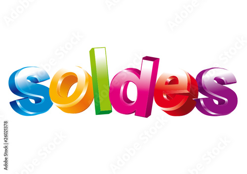Vector SOLDES 3D Color Vector SOLDES 3D Color