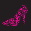 floral high heel
