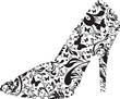 floral high heel