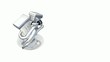 3D motorcycle engine spinning animation