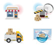 Vector shopping icon set and elements. Part 1