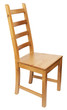 wooden chair,isolated on white with clipping path. wooden chair,isolated on white with clipping path.