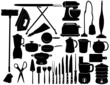 32 éléments vectoriels pour la cuisine