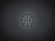 metallic basketball logo background metallic basketball logo background