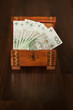 Box with polish money