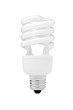light bulb under the white background