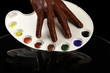 color the black