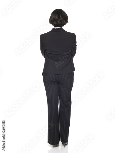 Photo: businesswoman - back side businesswoman - back side