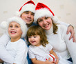 Christmas Happy family