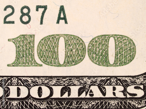 Photo: Stock Macro Photo of U.S. Currency Stock Macro Photo of U.S. Currency