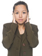 Photo: businesswoman - hear no evil businesswoman - hear no evil