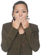 Photo: businesswoman - speak no evil businesswoman - speak no evil