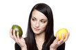 Produce - limes to lemons woman