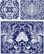 Floral Phoenix Lace Pattern Floral Phoenix Lace Pattern