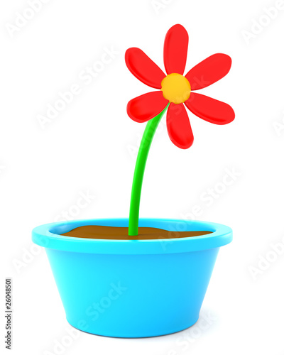 flowers cartoon black and white. flowers cartoon background. Cartoon flower in pot isolated