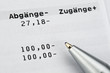 Kontoauszug