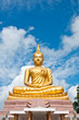big Buddha in sky and clear air