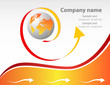 Business vector, visit card