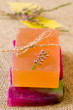 Natural handmade Soap and sea salt Natural handmade Soap and sea salt