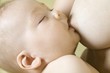 Infant child breast-feeding