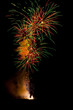 Photo: Cluster of colorful fireworks Cluster of colorful fireworks