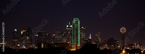Photo: Dallas Skyline at Night Dallas Skyline at Night