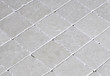 Travertine tile floor