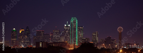 Photo: Dallas Skyline at Dusk Dallas Skyline at Dusk