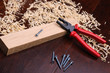 Shavings of wood