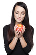 Produce - fruit  woman with apple