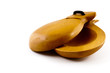 Castanets with white background