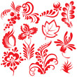 Floral collection. Vector art-illustration. Floral collection. Vector art-illustration.