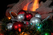 Christmas Balls with fire