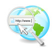Search the Web Internet on Globe