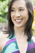 Japanese woman smiling