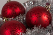 Christmas balls and tinsel