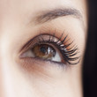 Close up of mixed race womanÕs eye