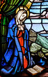 Stained glass Saint Mary